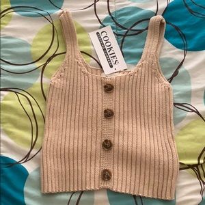 🎉SOLD🎉 BNWT Cookies crop top